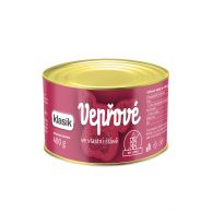 Vepřové maso ve vl. šťávě Klasik 400/240g