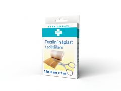Textilní náplast 6cm x 1m