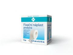 Náplast softpore 2,5cm x 9,15m