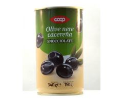 Olivy černé vypeckované 340g/150g CI