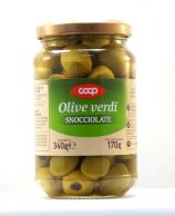 Olivy zelené vypeckované 340g/170g CI