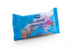 Ubrousky univ. vlhčené úklid. Doma 40ks