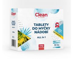 Tablety do myčky nádobí Clean 30ks