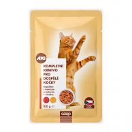 Axi kaps. kuře+hovězí v om. 100g kočka