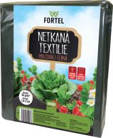 Textilie netkaná černá Fortel