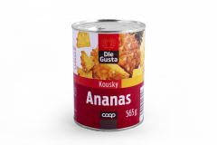 Ananas kousky Dle Gusta 565/340g
