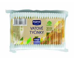 Tyčinky vatové Inspired bambus 200ks