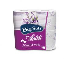 Toaletní papír Big Soft violet 2vrs. 4r