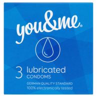 Kondom you&me lubric. 3ks