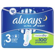 Vložky  Always ultra night 7ks