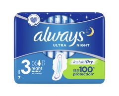 Vložky  Always ultra night 7ks